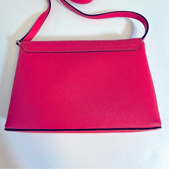 Kate Spade Hot‎ Pink Peony Newbury Lane Sally Crossbody Leather Bag - Picture 2 of 12
